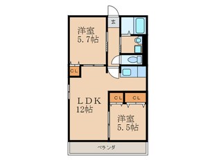 ビューテラス清田Ⅰの物件間取画像